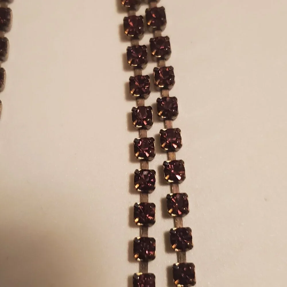 1 Big Ruby Stone Necklace, item # A 1238, wt . 42 grams. - Picture 6 of 13